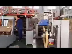 Fully Automatic Roll Fed Automatic Paper Bag Making Machine With Twisted Handles 50-110Bags/Min